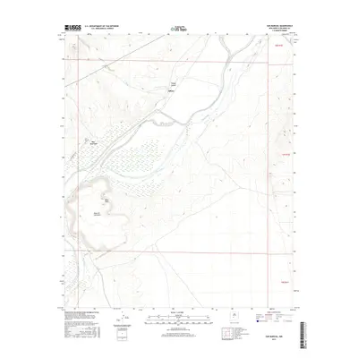 2017 Map of San Marcial, 2017 Print