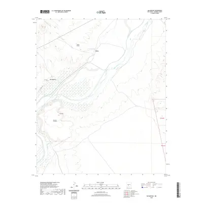 2020 Map of San Marcial, 2020 Print