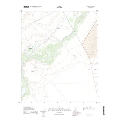 2023 Map of San Marcial, 2023 Print