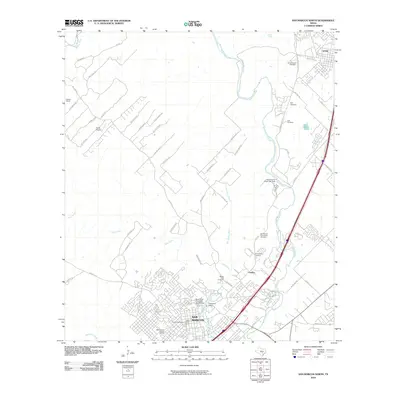 2010 Map of San Marcos North, 2010 Print