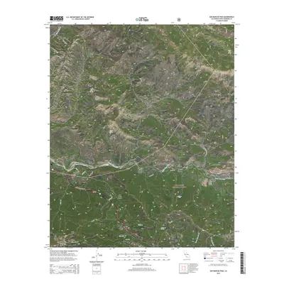 2015 Map of San Marcos Pass, 2015 Print