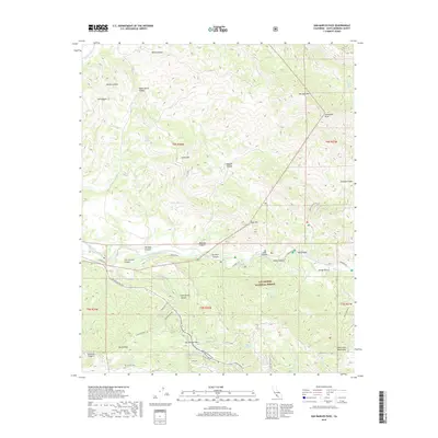 2018 Map of San Marcos Pass, 2018 Print