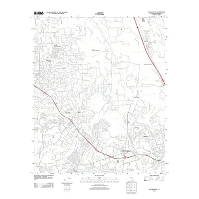 2012 Map of San Marcos, 2012 Print