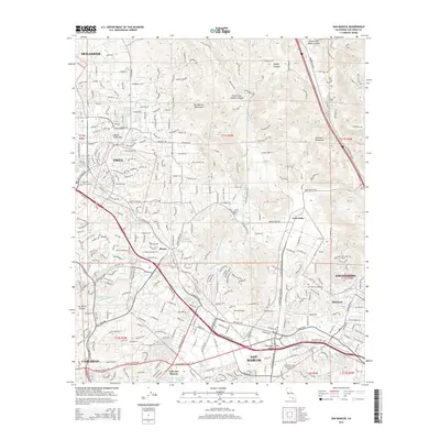 2015 Map of San Marcos, 2015 Print