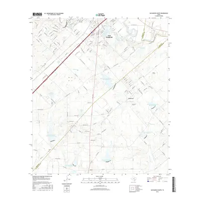 2016 Map of San Marcos South, 2016 Print