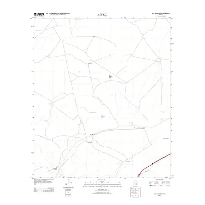 2013 Map of San Martine, 2013 Print