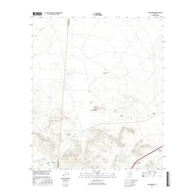 2016 Map of San Martine, 2016 Print
