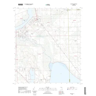 2018 Map of San Mateo, 2018 Print