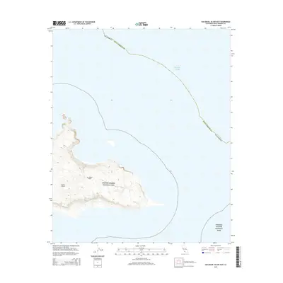 2015 Map of San Miguel Island East, 2015 Print
