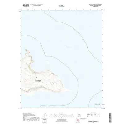 2018 Map of San Miguel Island East, 2018 Print