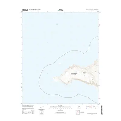 2015 Map of San Miguel Island West, 2015 Print