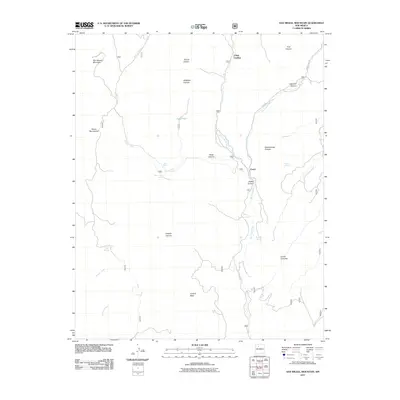 2011 Map of San Miguel Mountain, 2011 Print