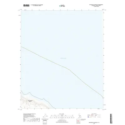 2018 Map of San Nicolas Island OE N, 2018 Print