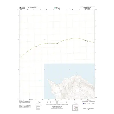 2012 Map of San Nicolas Island OE NW, 2012 Print