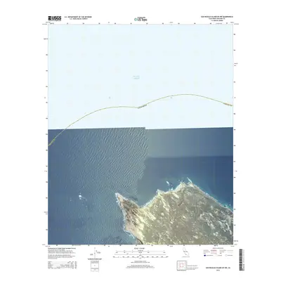 2015 Map of San Nicolas Island OE NW, 2015 Print