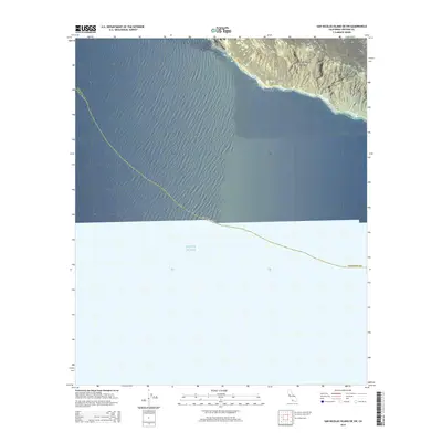 2015 Map of San Nicolas Island OE SW, 2015 Print