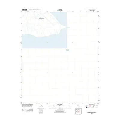2012 Map of San Nicolas Island, 2012 Print