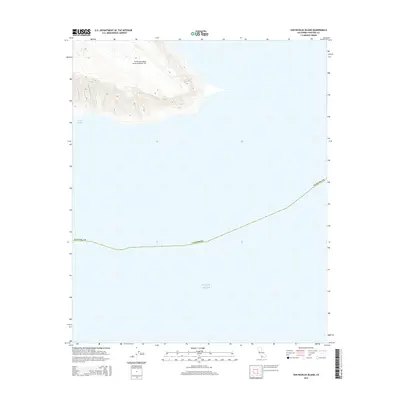 2015 Map of San Nicolas Island, 2015 Print