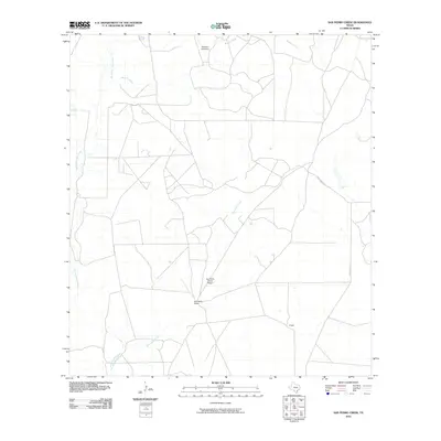 2010 Map of San Pedro Creek, 2010 Print