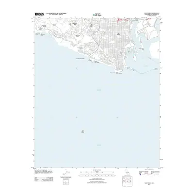 2012 Map of San Pedro, 2012 Print