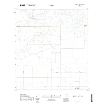 2019 Map of San Perlita North, 2019 Print