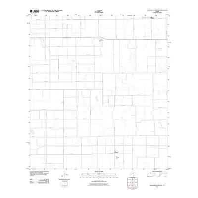 2010 Map of San Perlita South, 2010 Print