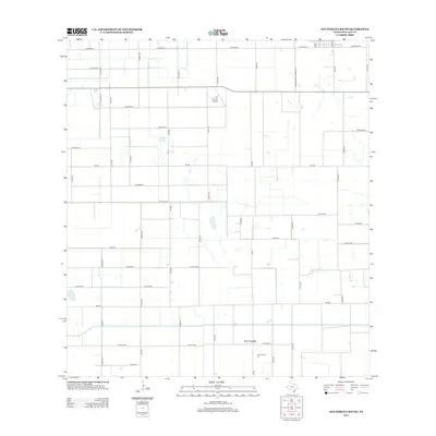2013 Map of San Perlita South, 2013 Print