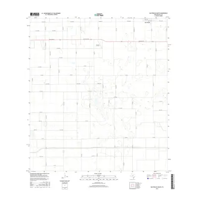 2016 Map of San Perlita South, 2016 Print
