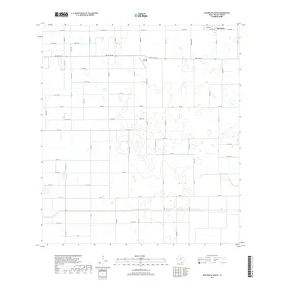 2019 Map of San Perlita South, 2019 Print