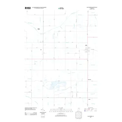2013 Map of San Pierre, 2013 Print
