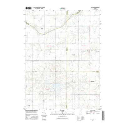 2016 Map of San Pierre, 2016 Print
