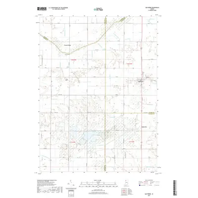 2019 Map of San Pierre, 2019 Print