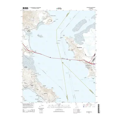 2015 Map of San Quentin, 2015 Print