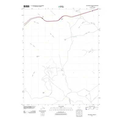 2011 Map of San Rafael Knob, 2011 Print