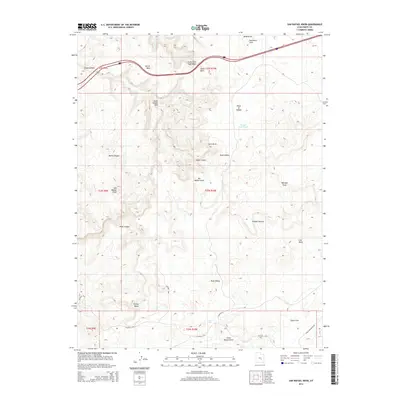 2014 Map of San Rafael Knob, 2014 Print