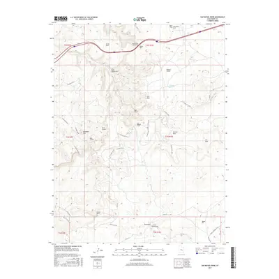 2017 Map of San Rafael Knob, 2017 Print