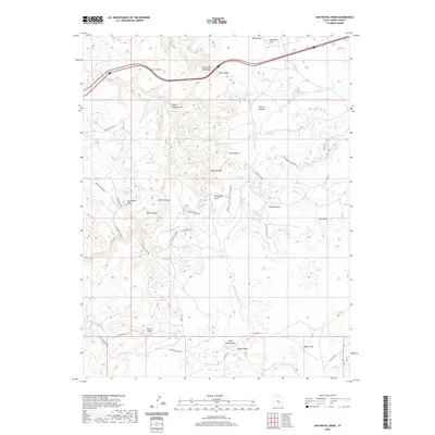 2020 Map of San Rafael Knob, 2020 Print