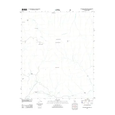 2012 Map of San Rafael Mountain, 2012 Print