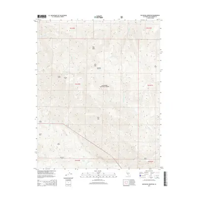 2015 Map of San Rafael Mountain, 2015 Print