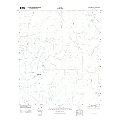 2013 Map of San Saba Peak, 2013 Print