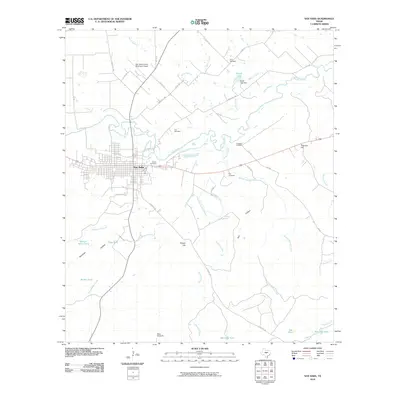 2010 Map of San Saba, 2010 Print
