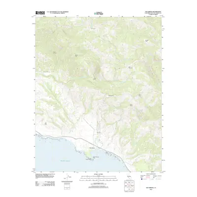 2012 Map of San Simeon, 2012 Print