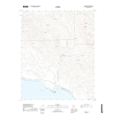 2018 Map of San Simeon, 2018 Print