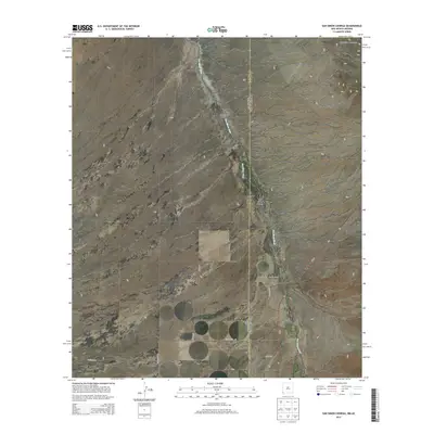 2013 Map of San Simon Cienega, 2013 Print