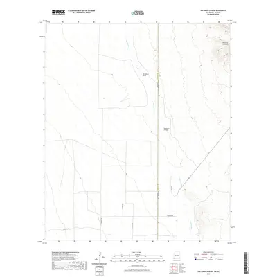 2020 Map of San Simon Cienega, 2020 Print
