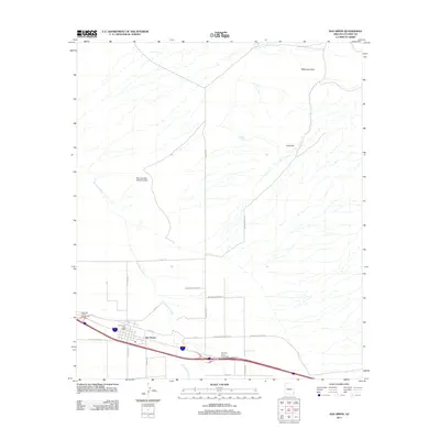 2011 Map of San Simon, 2011 Print