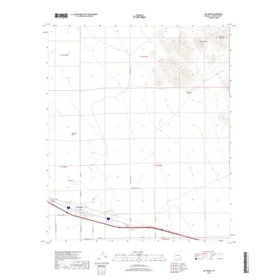 2018 Map of San Simon, 2018 Print