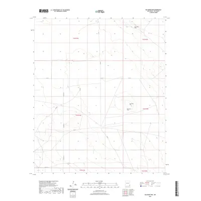 2020 Map of San Simon Sink, 2020 Print