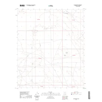 2023 Map of San Simon Sink, 2023 Print