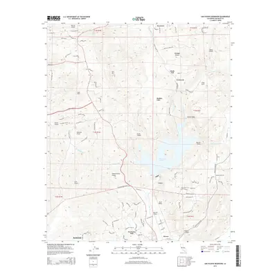 2015 Map of San Vicente Reservoir, 2015 Print